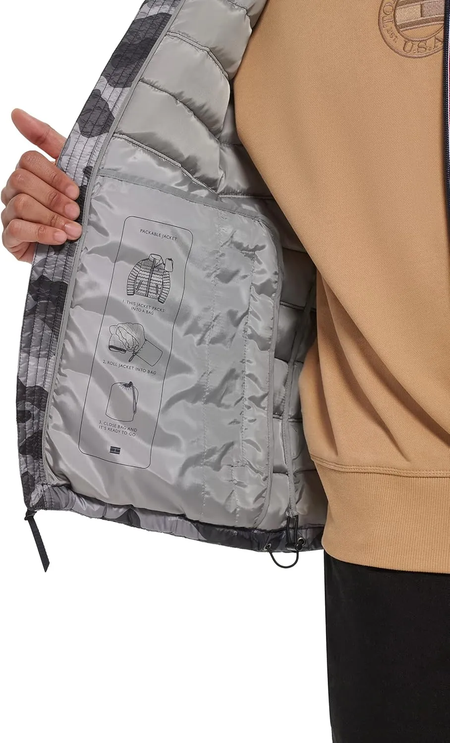 Tommy Hilfiger Men's Ultra Loft Lightweight Packable Puffer Jacket (Standard and Big & Tall)