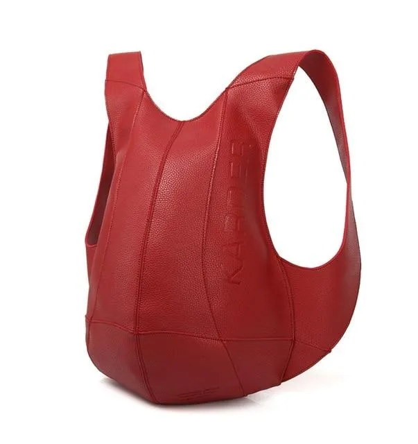 Tortoise Women Travel Anti Theft Leather Backpack