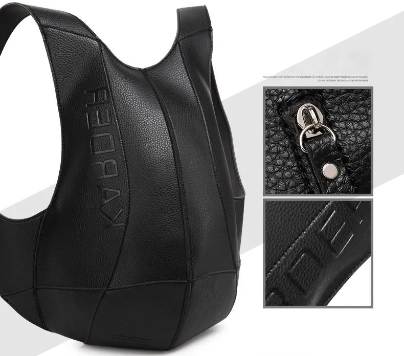 Tortoise Women Travel Anti Theft Leather Backpack