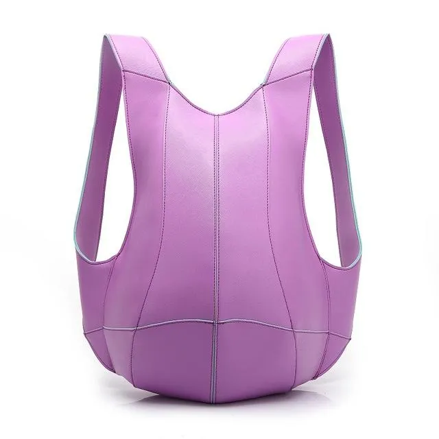 Tortoise Women Travel Anti Theft Leather Backpack