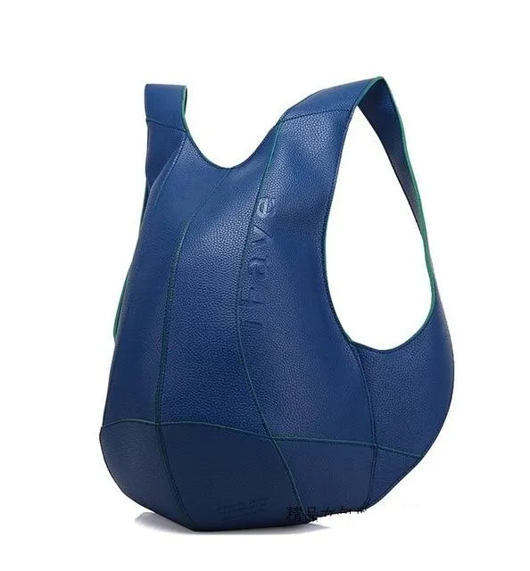 Tortoise Women Travel Anti Theft Leather Backpack