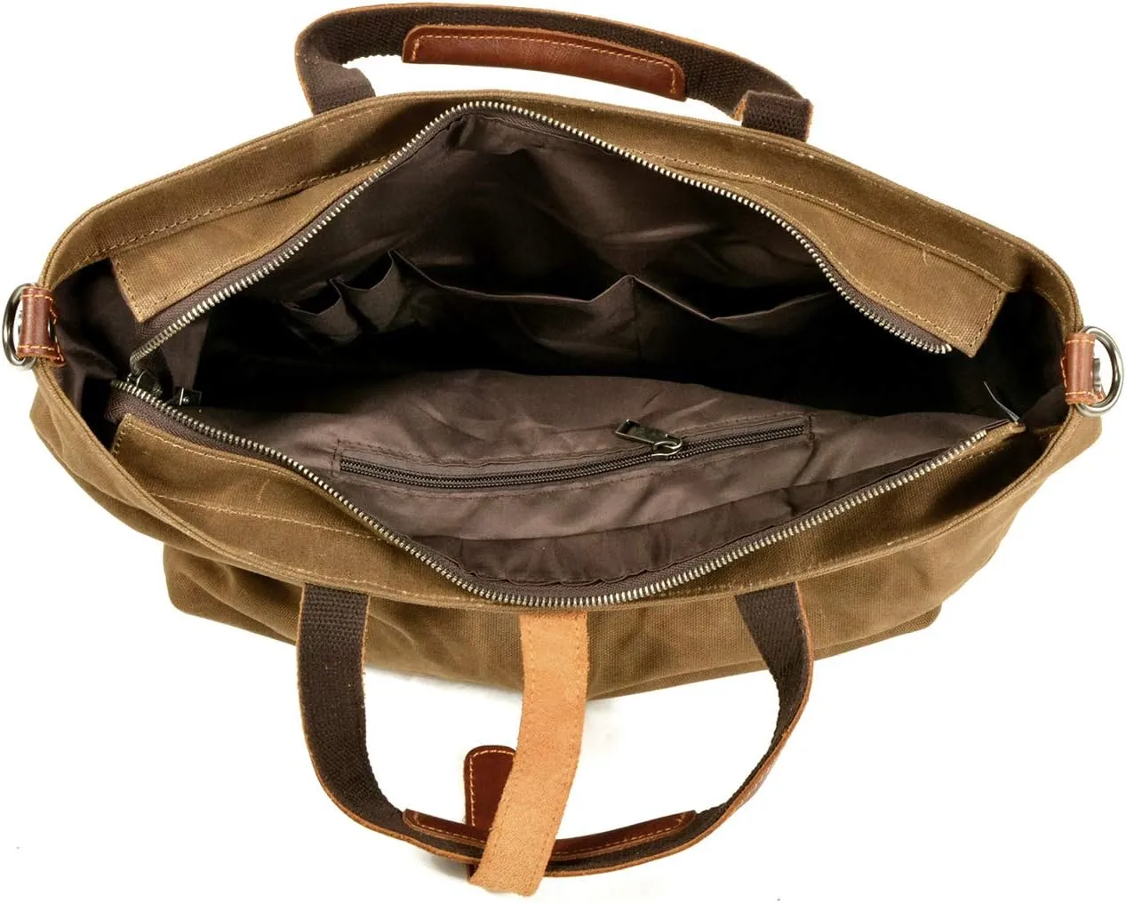 Tote Bag For Women Large Leather Canvas Work Shoulder Bag And Foldable Travel Purse Satchel Bags With Strap