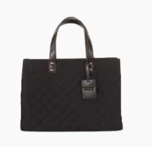 Tote Bag with Leather Handles