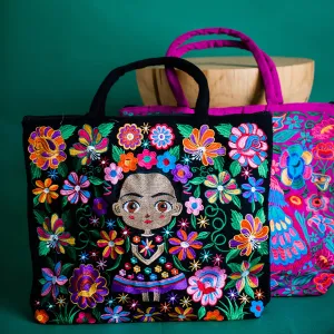 Tote Embroidered Seamless delivery Kahlo Frida Impressive variety Bag Baby