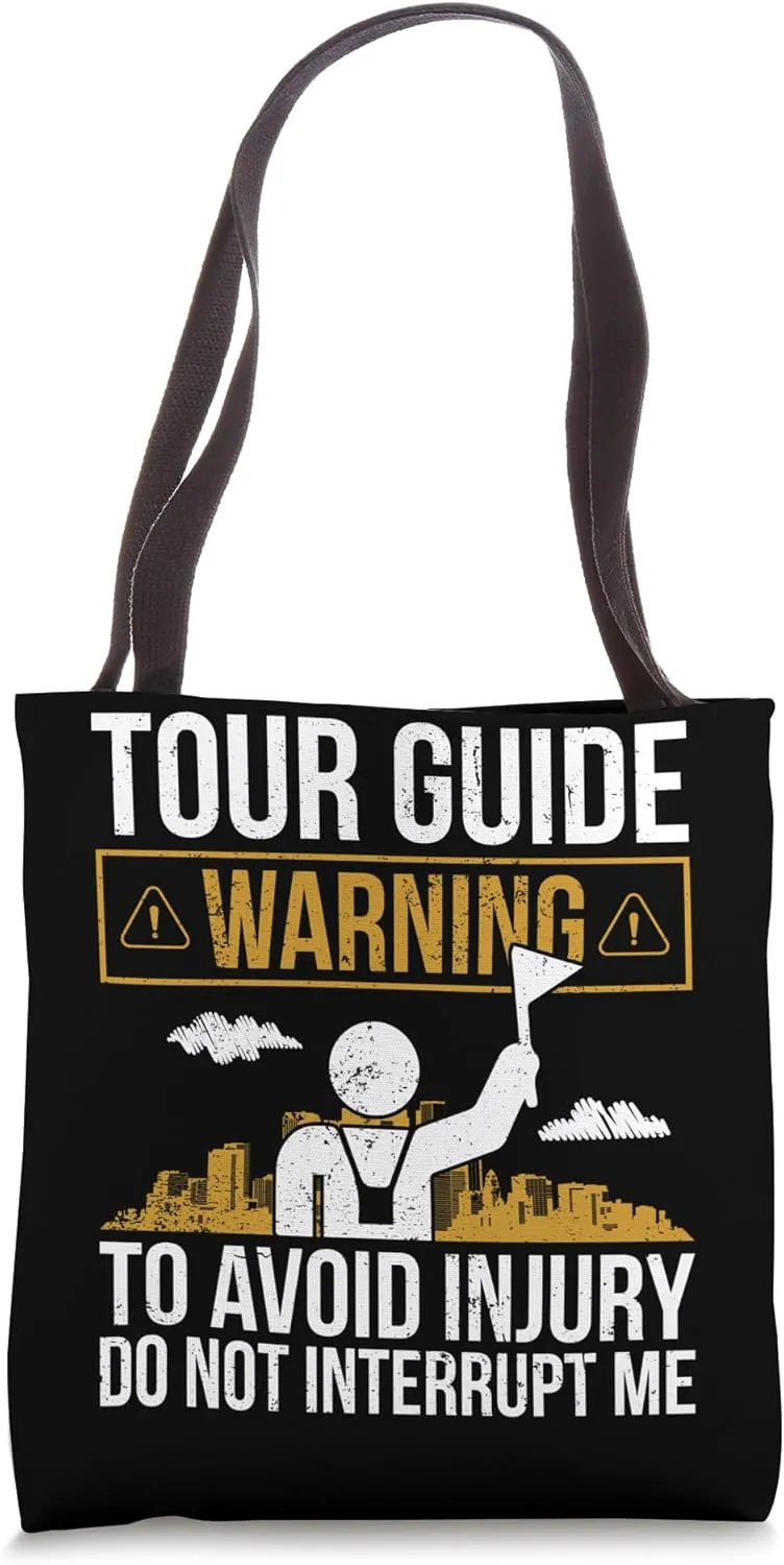 Tour Guide Design For A City Tour Guide Travel Advisor Tote Bag