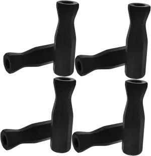 TOYANDONA 8Pcs Durable Plastic Foosball Handles Comfortable Skid Table Soccer Grips Convenient Replacement for Foosball Table Parts for Casual Competitive Play