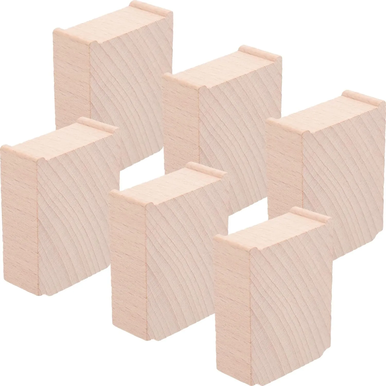 Toyvian Wooden Train Bridge Model, Multi Level Support Risers Train Track Tunnel Bridge Truss Model Cross Railway Risers Toys Train Scene Layout Props Train Accessories 6pcs