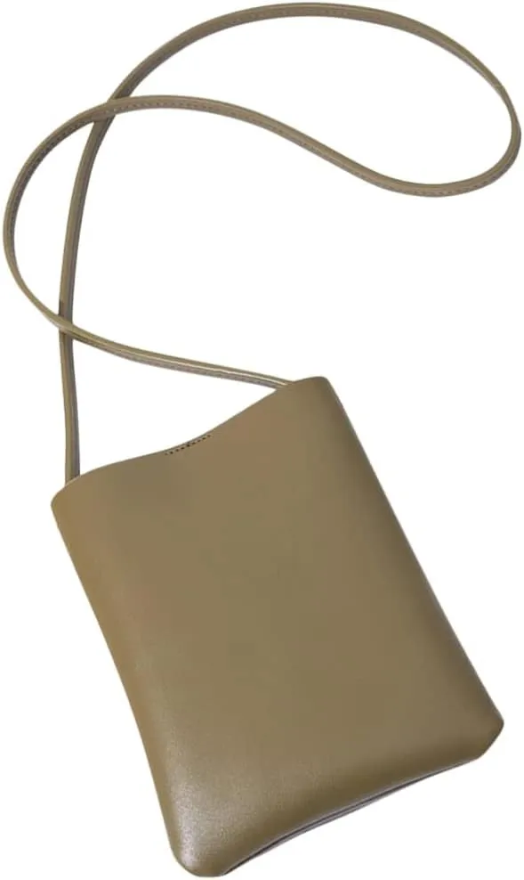 Travel Single Shoulder Bag Button Design Mobile Phone Storage Bag Cellphone Bag