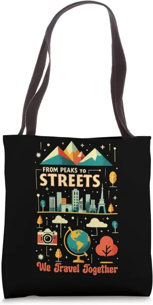 Traveling Travel Partner Vacationing Tourist Spot Tote Bag