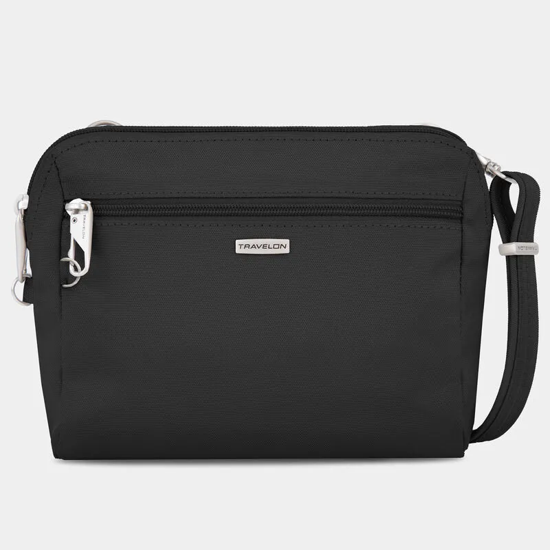 Travelon Anti-Theft Classic Convertible Crossbody and Waist Pack - Black