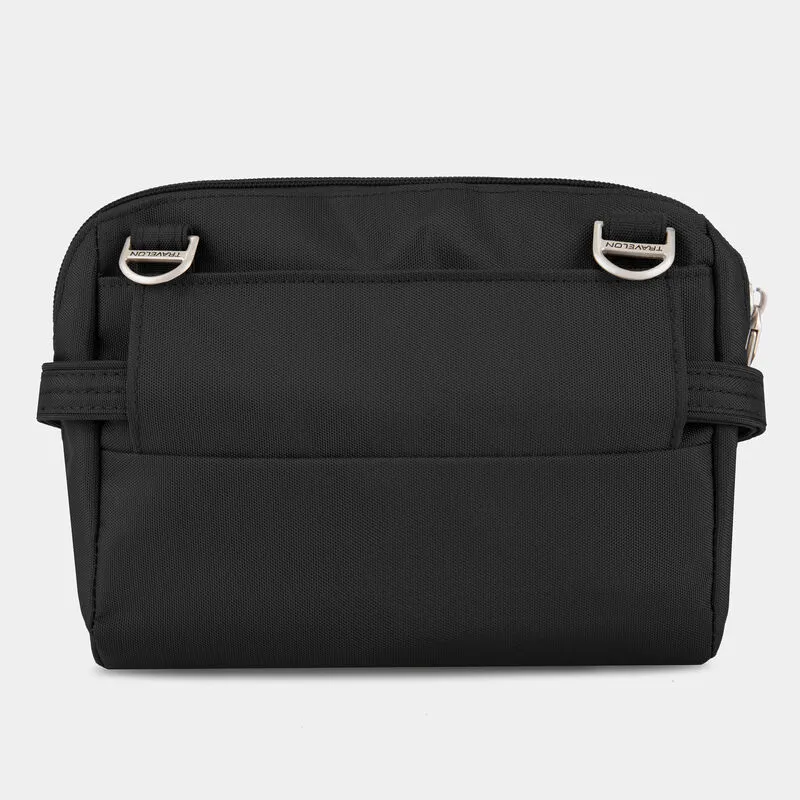 Travelon Anti-Theft Classic Convertible Crossbody and Waist Pack - Black