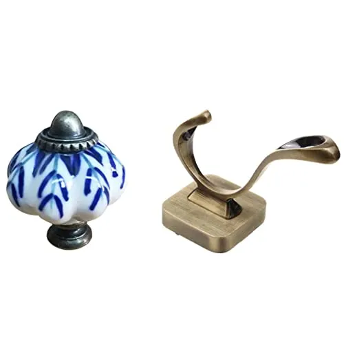 Trendy Retail® Ceramic Pumpkin Door Knob Cabinet Drawer Wardrobe Cupboard Shell Pull Handle