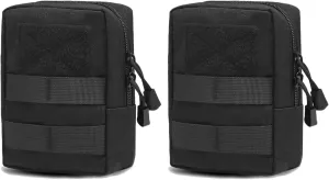 TRIWONDER Tactical Cigarette Pouch Molle Small Military Bag Battery Cigarette Case EDC Utility Card Holder Lighter Slot Mini Cigar Waist Pack
