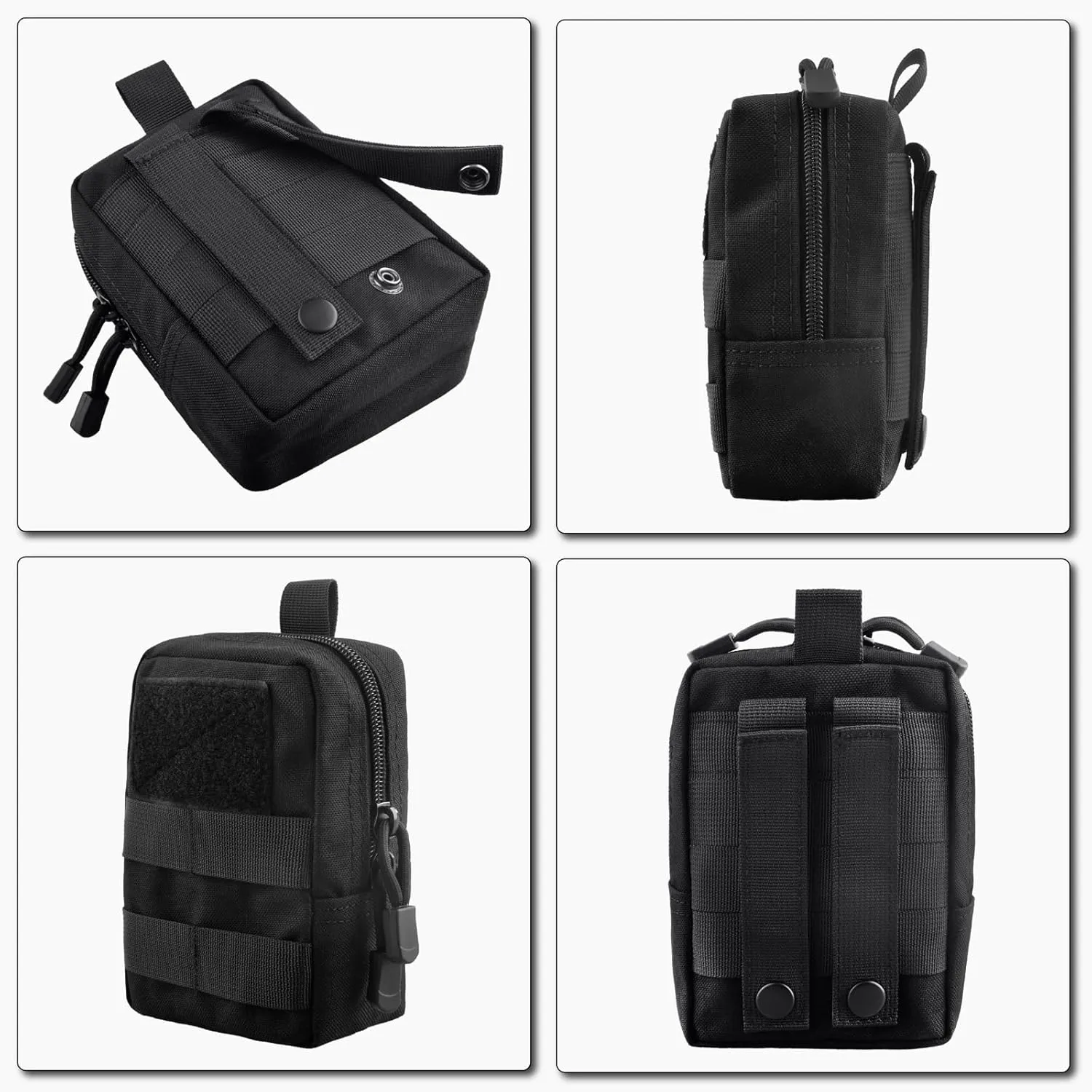 TRIWONDER Tactical Cigarette Pouch Molle Small Military Bag Battery Cigarette Case EDC Utility Card Holder Lighter Slot Mini Cigar Waist Pack