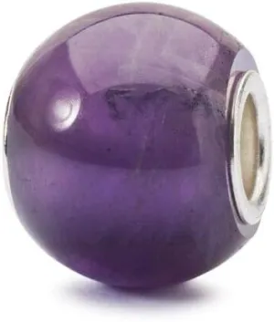 TROLLBEADS Round Amethyst Bead