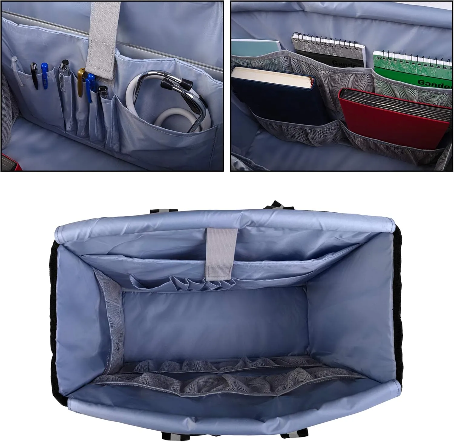 Trunab Utility Tote Bag for Teacher Nurse Bag and Tote for Work for Women with 15.6” Laptop Sleeve, Multiple Pockets