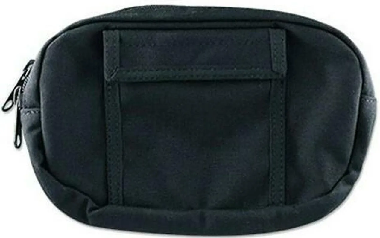 Uncle Mike's Gun Pak Belt Pouch Belt Pouch Gun Pak Black Original Zipper Close, Card 88891