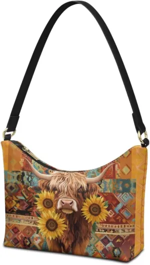 Underarm Shoulder Bag for Women Clutch Purse Handbag Pu Leather Tote Hobo Bag with Zipper Closure
