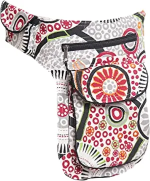 Unique design multipurpose Fanny Pack Hippie Bag Hip Bag Waist Pack Bag Festival Bag Travel waist pack / 100% cotton| FAIR TRADE | Handmade with Love