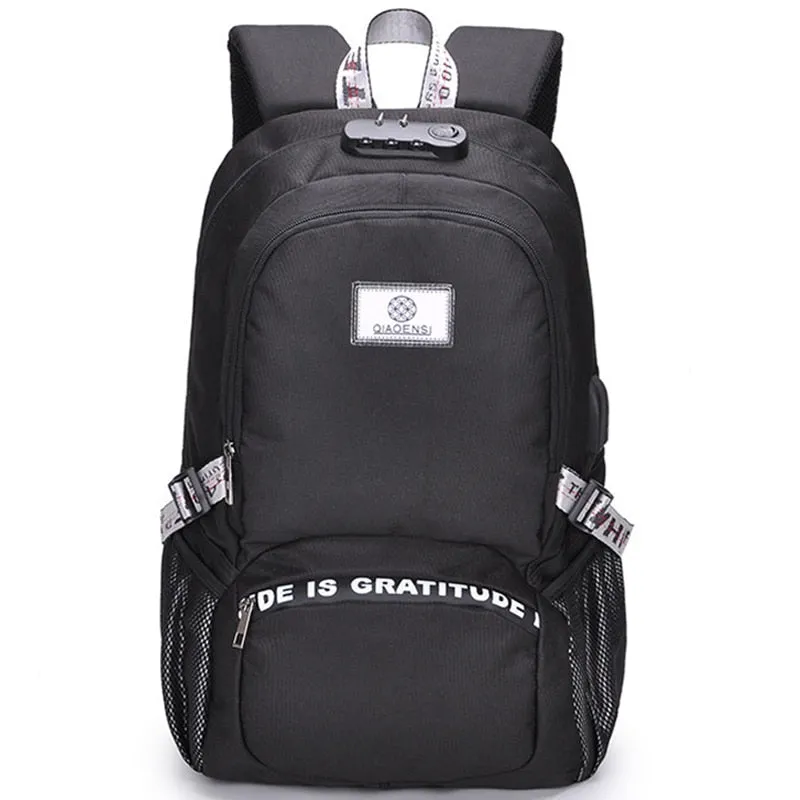 Unisex Backpack (USB Charging)