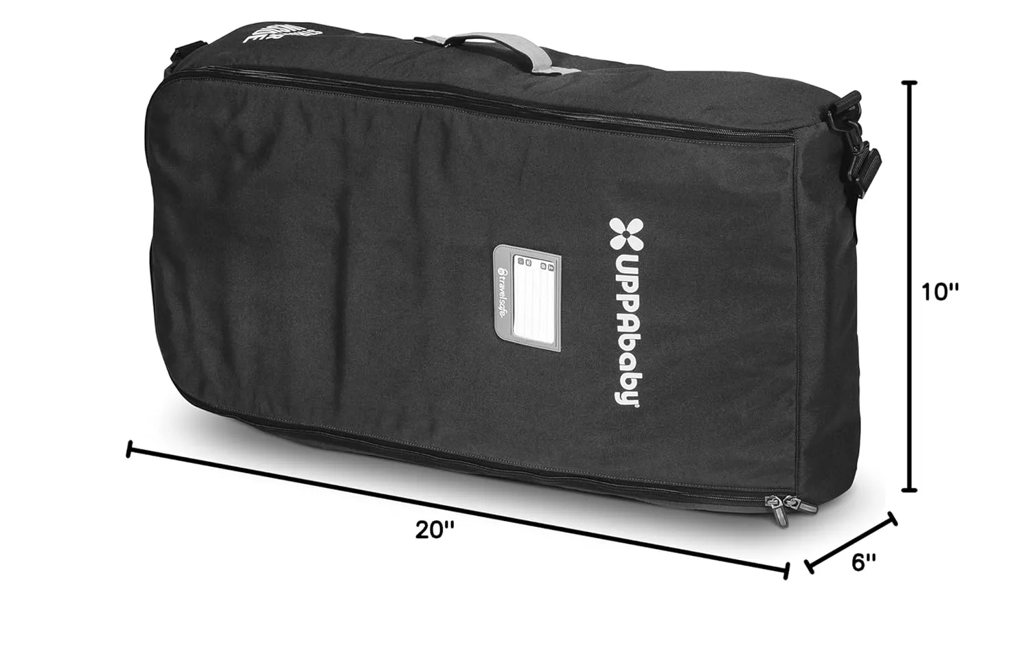 UPPAbaby Travel Bag for RumbleSeat and Bassinet - Easy-Carry Handles, Removeable Shoulder Strap   Durable Design with TravelSafe Protection