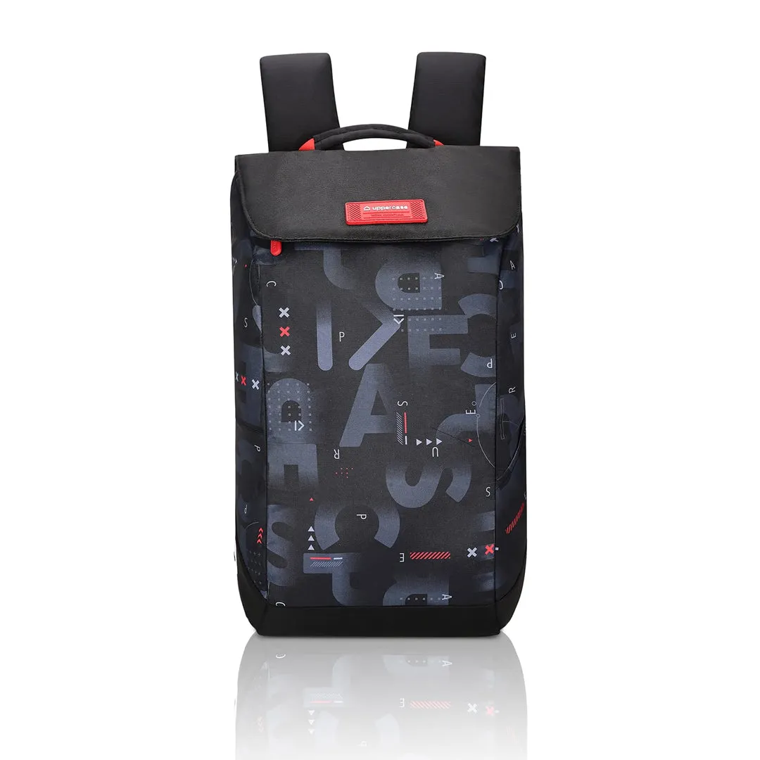 Uppercase SealPro Professional Laptop (15.6") Black Backpack for Women & Men with Anti-Theft Zippers