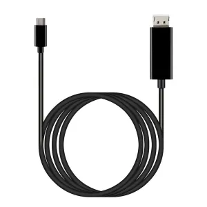 USB-C to (DP) DisplayPort 8K/4K Compatible with Apple iPhone 16/16E/16 Pro/16 Pro Max/16 Plus from USB-C/PD/Thunderbolt 3&4 with 8k/60Hz & 4k/120Hz 6 Foot Lossless Digital IC Cable (DP)