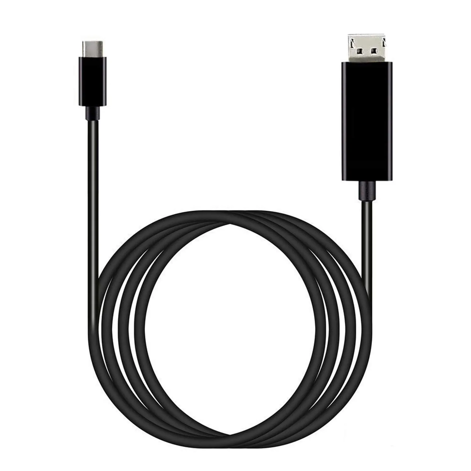 USB-C to (DP) DisplayPort 8K/4K Compatible with Apple iPhone 16/16E/16 Pro/16 Pro Max/16 Plus from USB-C/PD/Thunderbolt 3&4 with 8k/60Hz & 4k/120Hz 6 Foot Lossless Digital IC Cable (DP)