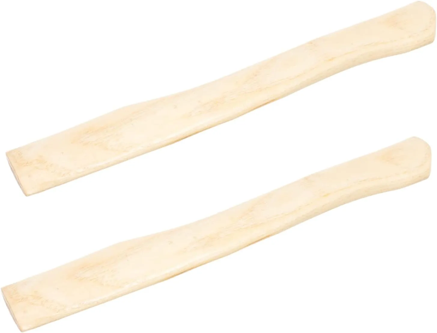 VALICLUD 2pcs Wooden Axe Handle Replacement Grip for Outdoor Use Compatible Axes for Camping and Gardening