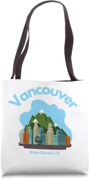 Vancouver BC Canada Travel Tote Bag