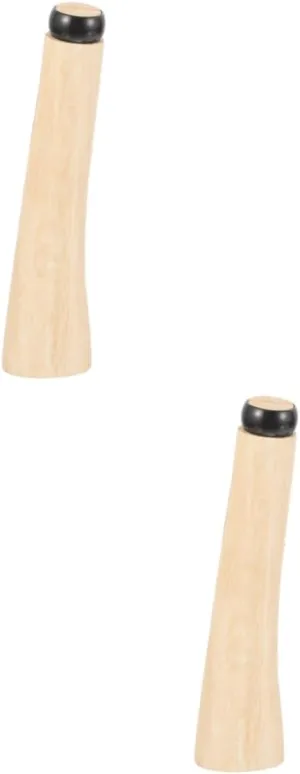 VANZACK 2 Sets Axe Handle Replacement Wooden Camping Axe Handle Chopping Performance Easy to Fit