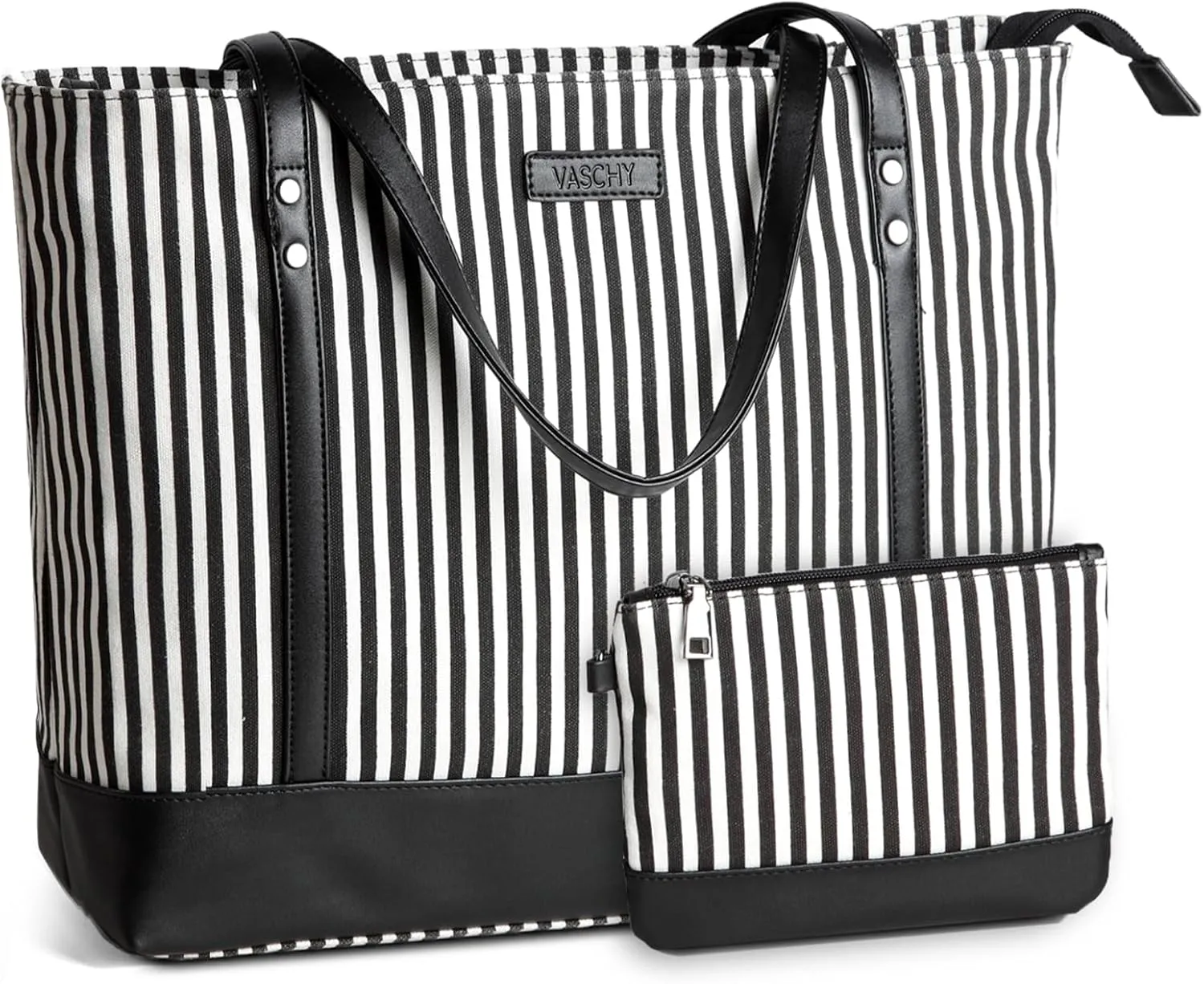 VASCHY Laptop Tote Bag for Women, Large 15.6inch Computer Teacher Bag Purse Briefcase for Travel,Work,Business,Office