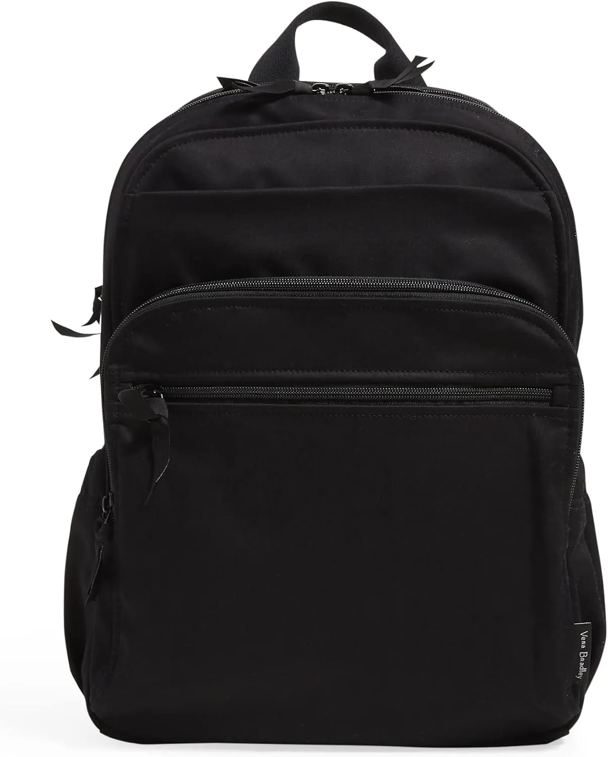 Vera Bradley Women's Cotton XL Campus Backpack, Black, One Size