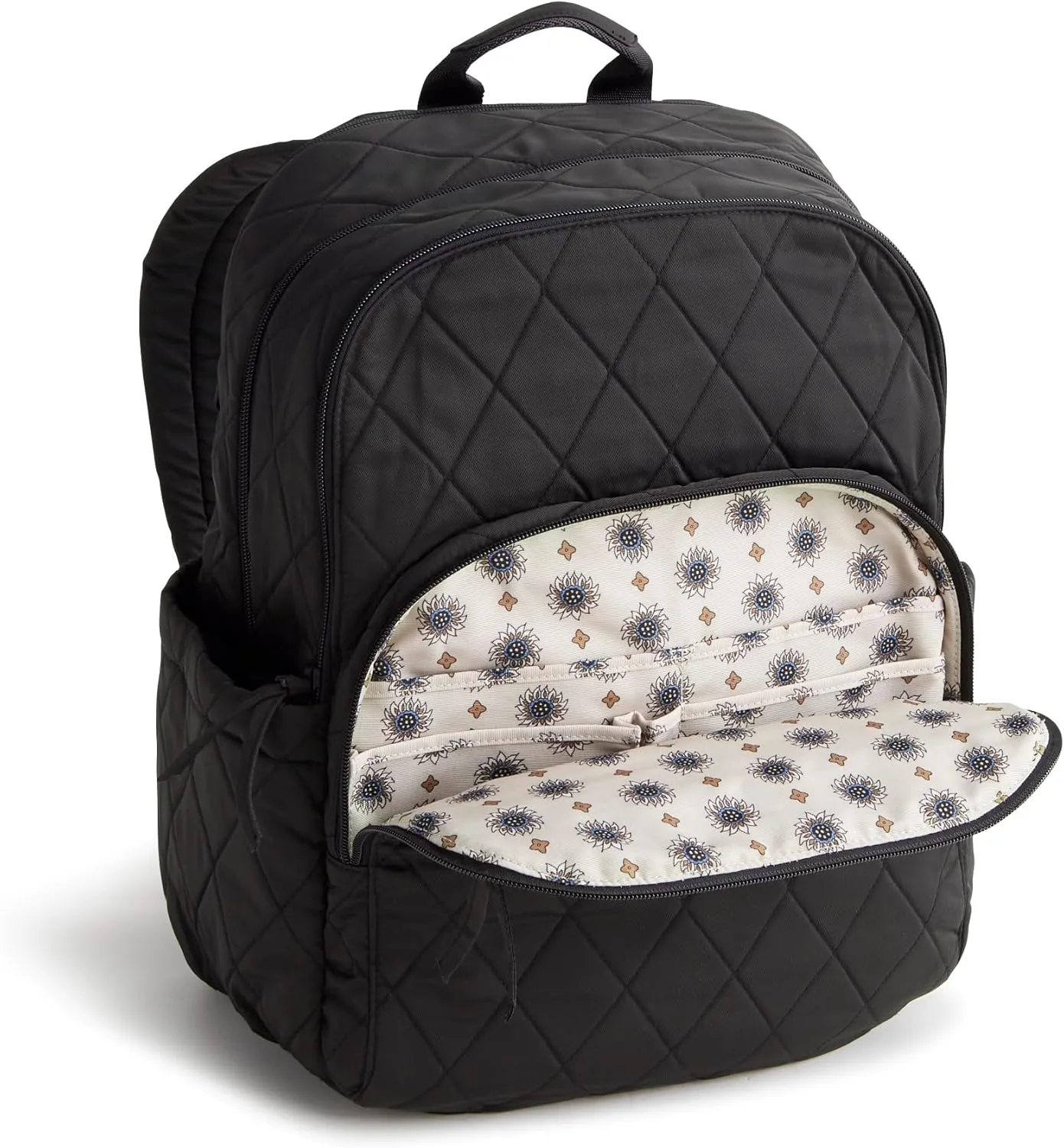 Vera Bradley Women's Performance Twill Large Bancroft Backpack, Moonless Night, One Size