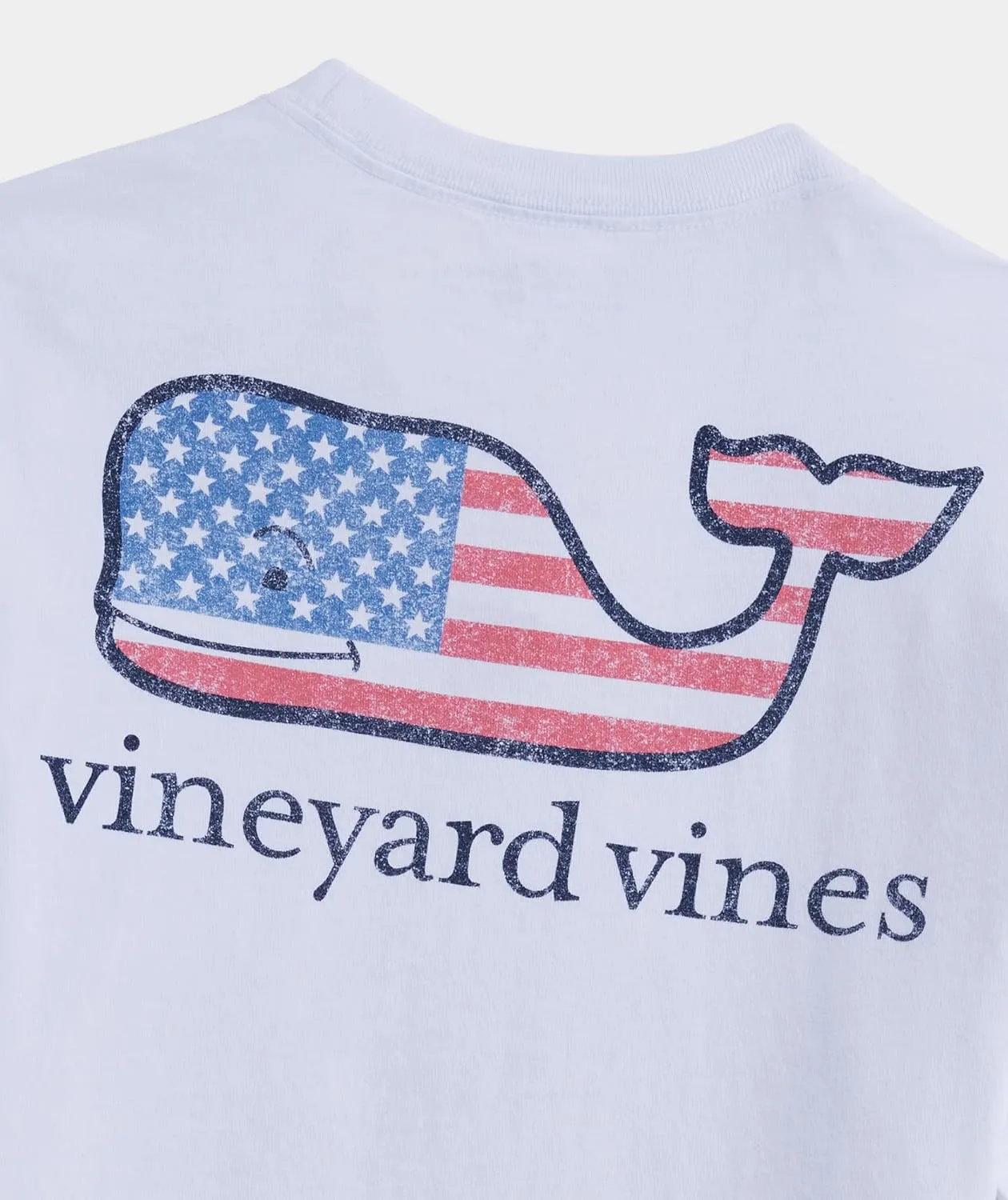 vineyard vines Boys' Flag Whale Short-Sleeve Pocket T-Shirt