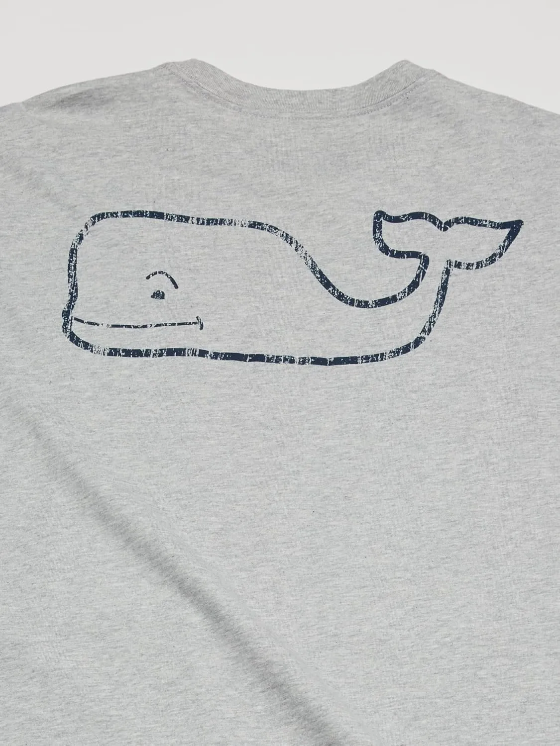 vineyard vines Men's Short-Sleeve Vintage Whale Pocket Tee