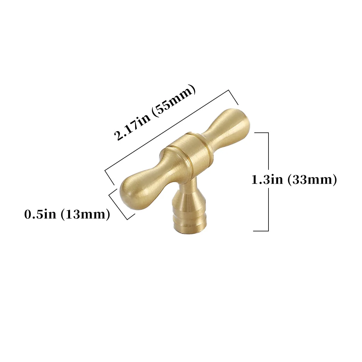 Vintage Brass Cabinet Pull Handles for Cupboards and Drawers