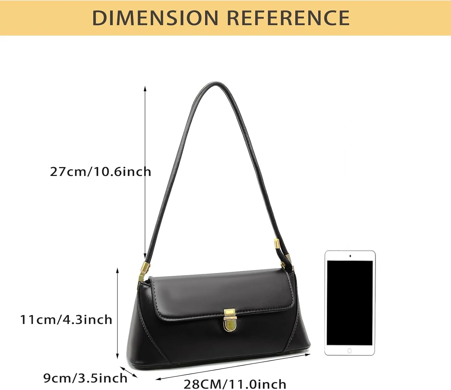 Vintage Shoulder Bag for Women Retro Classic Trendy Small Vegan Leather Handbags Cute Hobo Tote Handbag Mini Clutch
