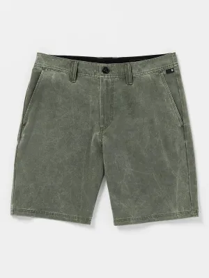 Volcom - Stone Faded Hybrid Shorts - Squadron Green