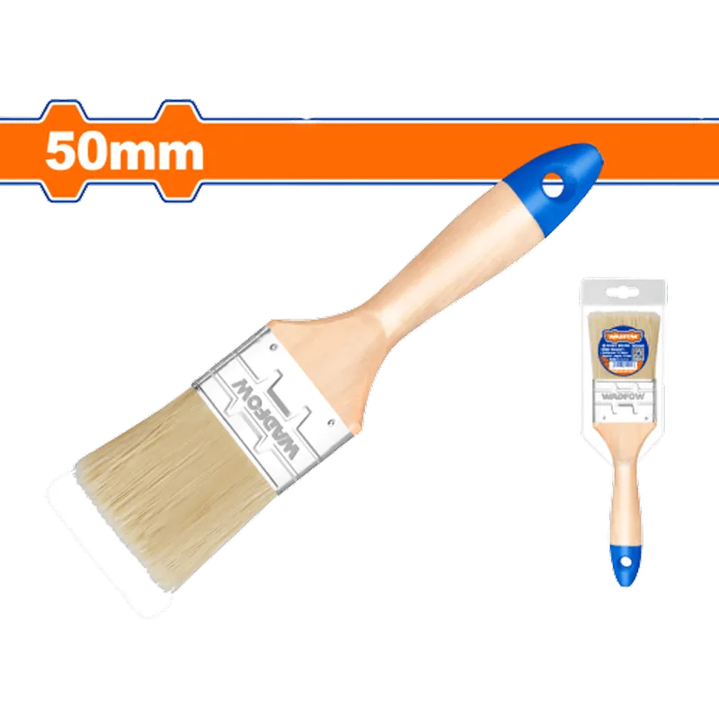 Wadfow Paint Brush for Oil Based Paint with Wooden Handle - 1", 1.5", 2", 2.5", 3" & 4"
