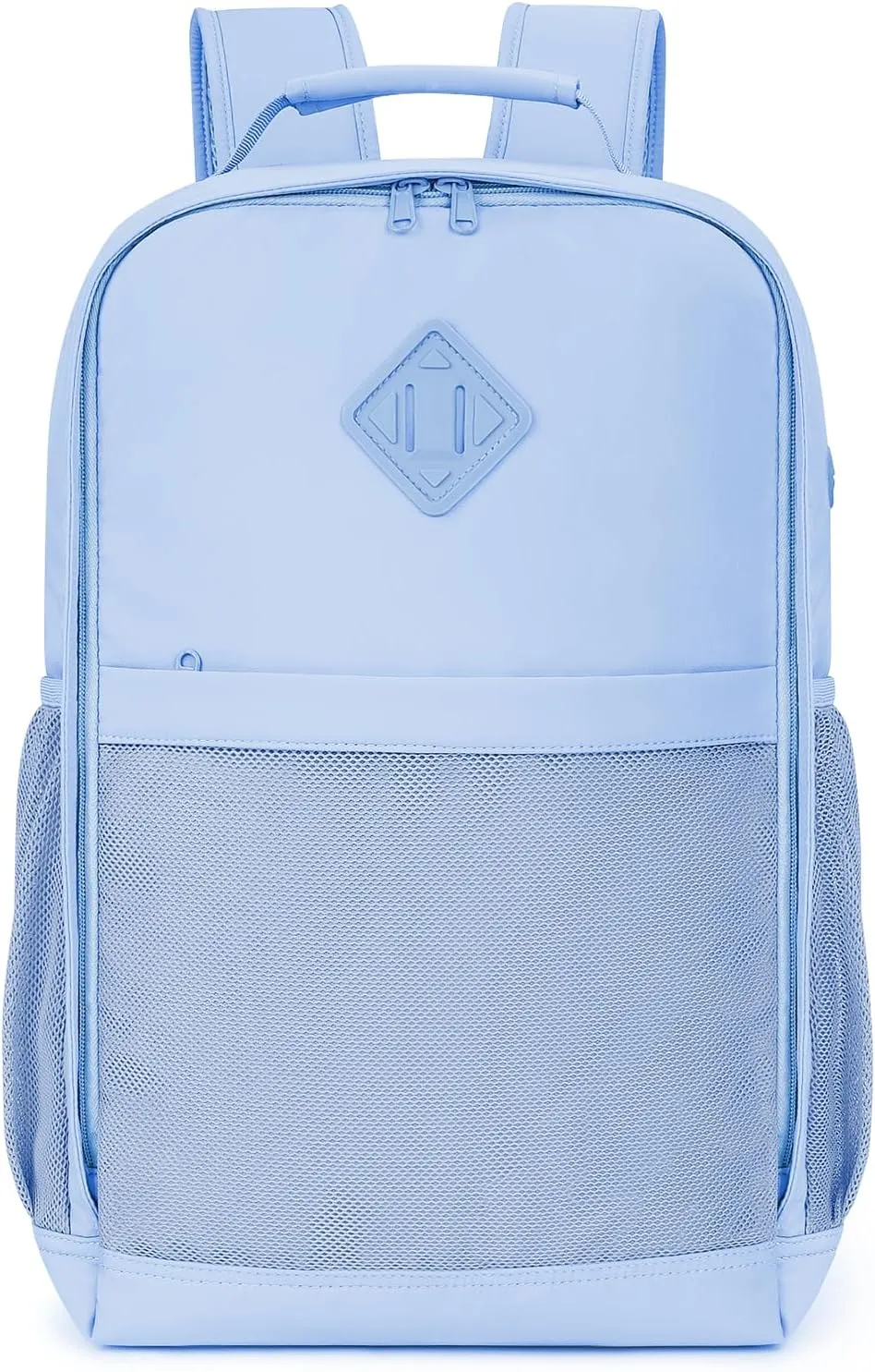 WANDF Travel Laptop Backpack for Women Men, 15.6 Inch laptop Bag College Backpack with USB Port, 18x14x8 Personal Item Bag