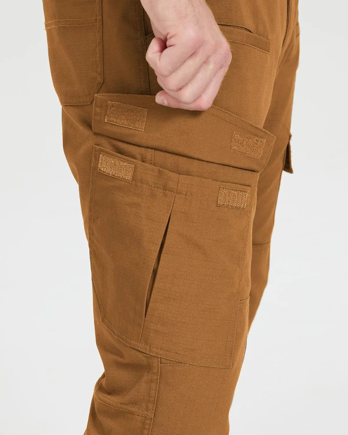 wantdo Men's Work Pants Stretch Flex Utility Cargo Tactical Pants for Men Lightweight Outdoor Hiking Pants