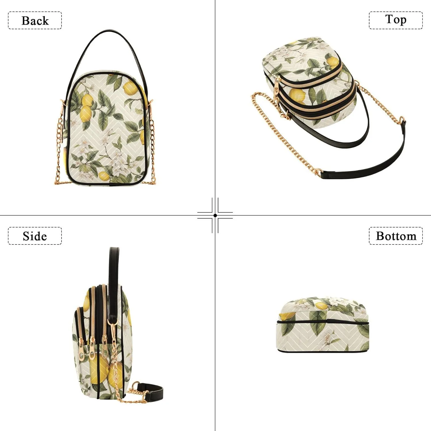 Watercolor Pumpkins Crossbody Shoulder Purse, Women’s Crossbody, Crossbody Bag for Women