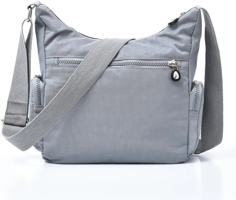 Waterproof Nylon Crossbody Bag for Women Large Capacity Shoulder Bag Travel Purses and Handbag