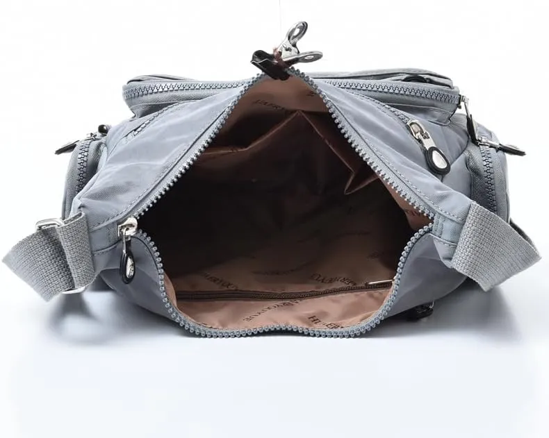 Waterproof Nylon Crossbody Bag for Women Large Capacity Shoulder Bag Travel Purses and Handbag