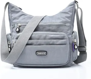 Waterproof Nylon Crossbody Bag for Women Large Capacity Shoulder Bag Travel Purses and Handbag