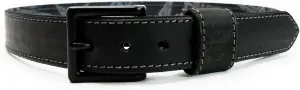 We The People Holsters - Leather Gun Belt - Adjustable Gun Belt for Concealed Carry - Reinforced with Heavy Duty Scuba Nylon