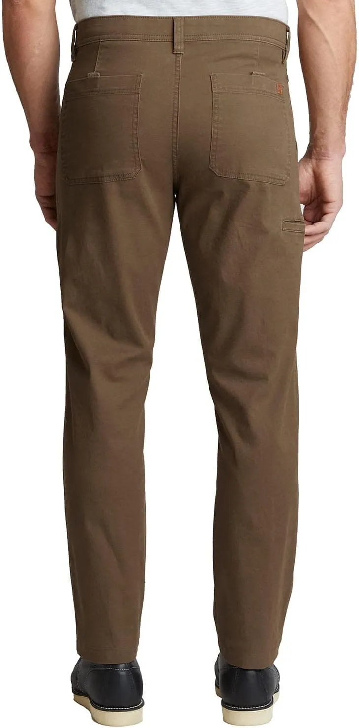 Weatherproof WP Men's Oaklum Trail Utility Pant | Men's Twill Trouser| Flex Waistband Pants