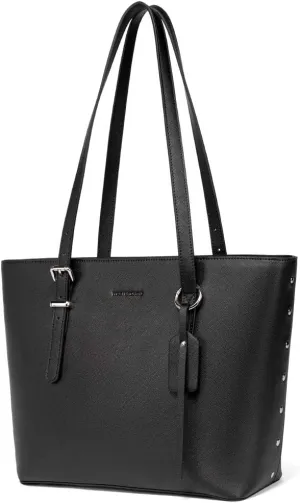 WESTBRONCO Vegan Leather Purses and Handbags For Women,Travel Tote bag Large Shoulder Bag with zipper