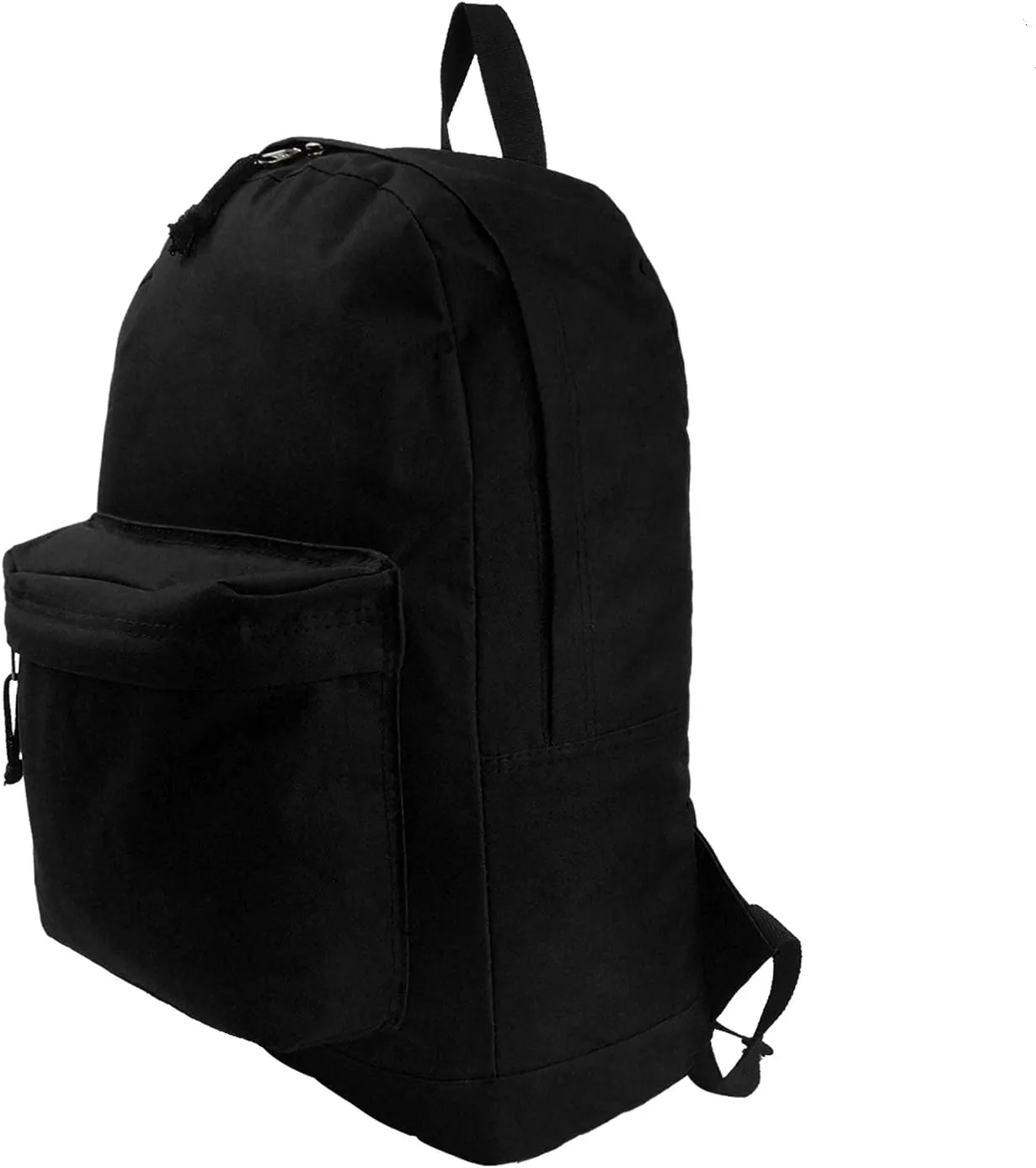 Wholesale Classic Backpack 18 inch Basic Bookbag Bulk Cheap Case Lot of 36pcs Simple Schoolbag Promotional Backpacks Non Profit Student School Book Bags Daypack Black